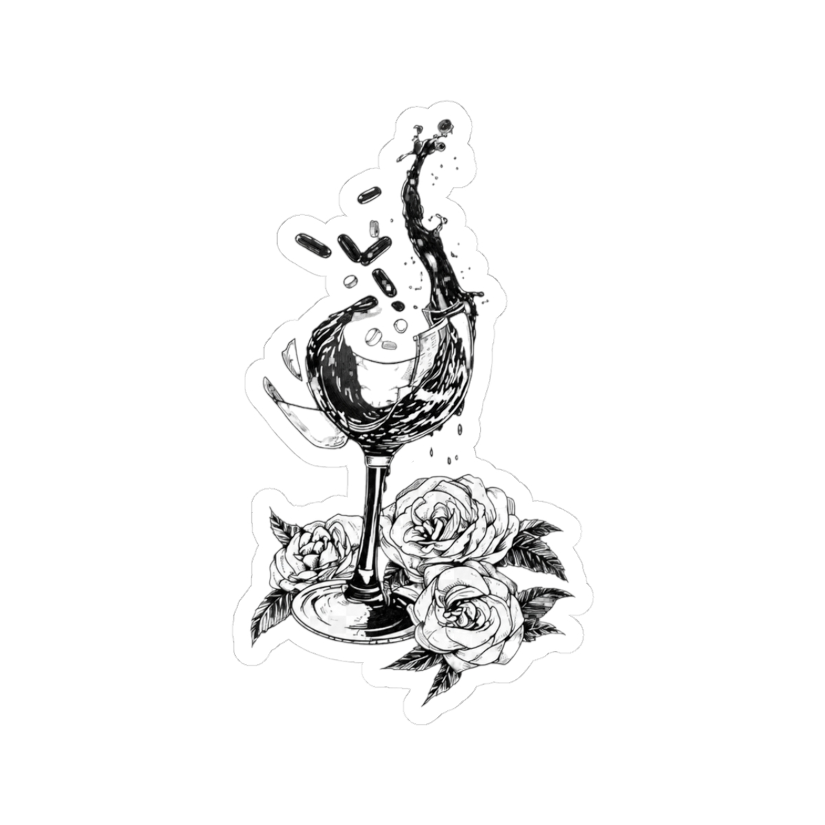 Agoraphobic Sticker | Corpse Husband - Official stickers merchandise