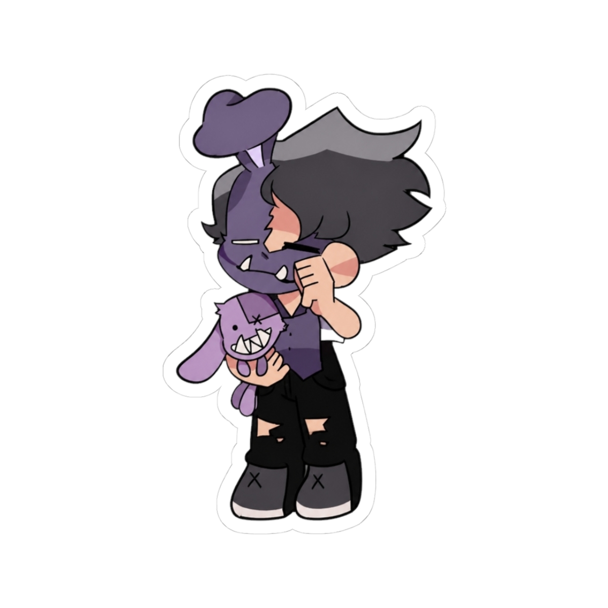 corpse husband face Sticker - Official stickers merchandise