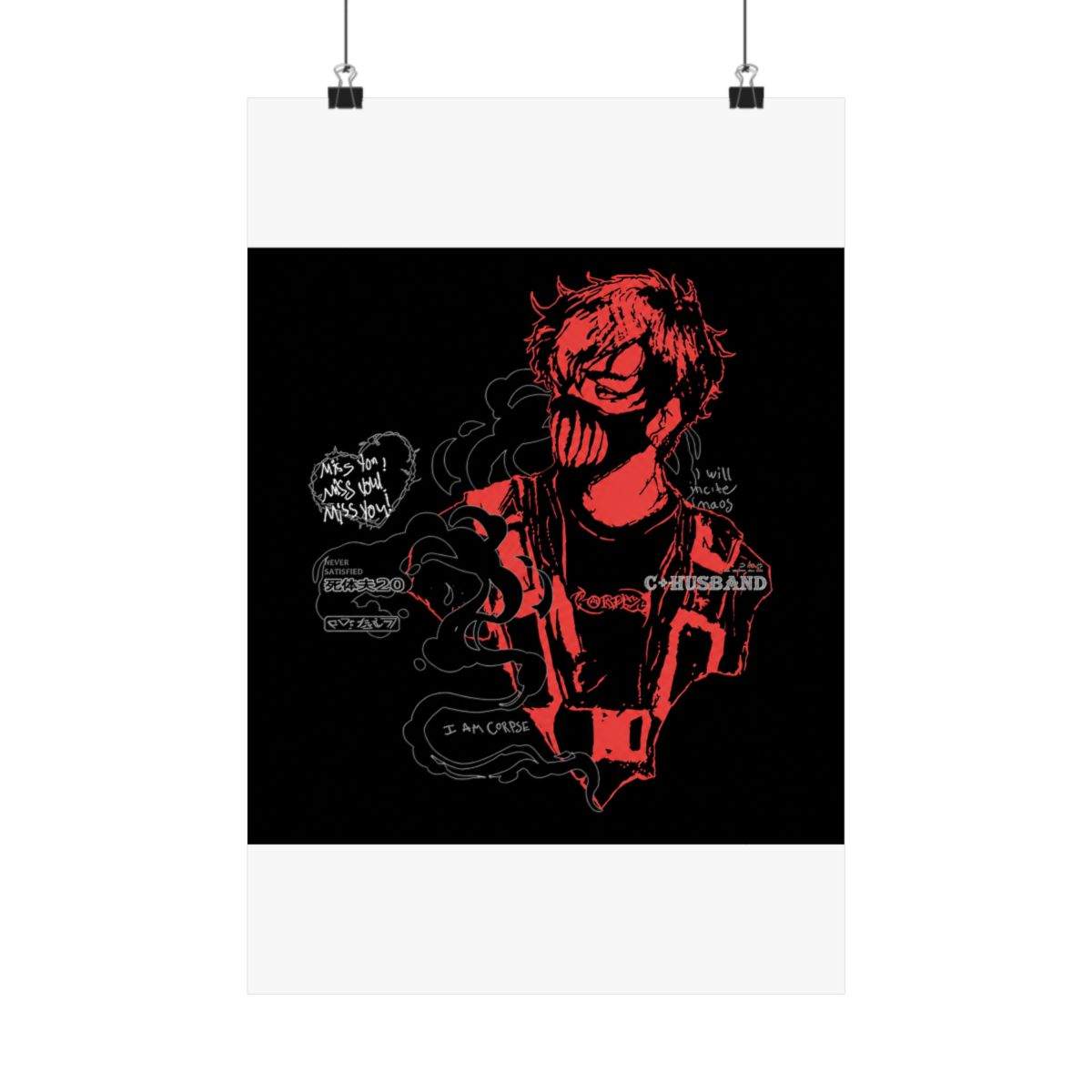 Corpse Husband Design | I will incite chaos - alternate angle 5, merchandise