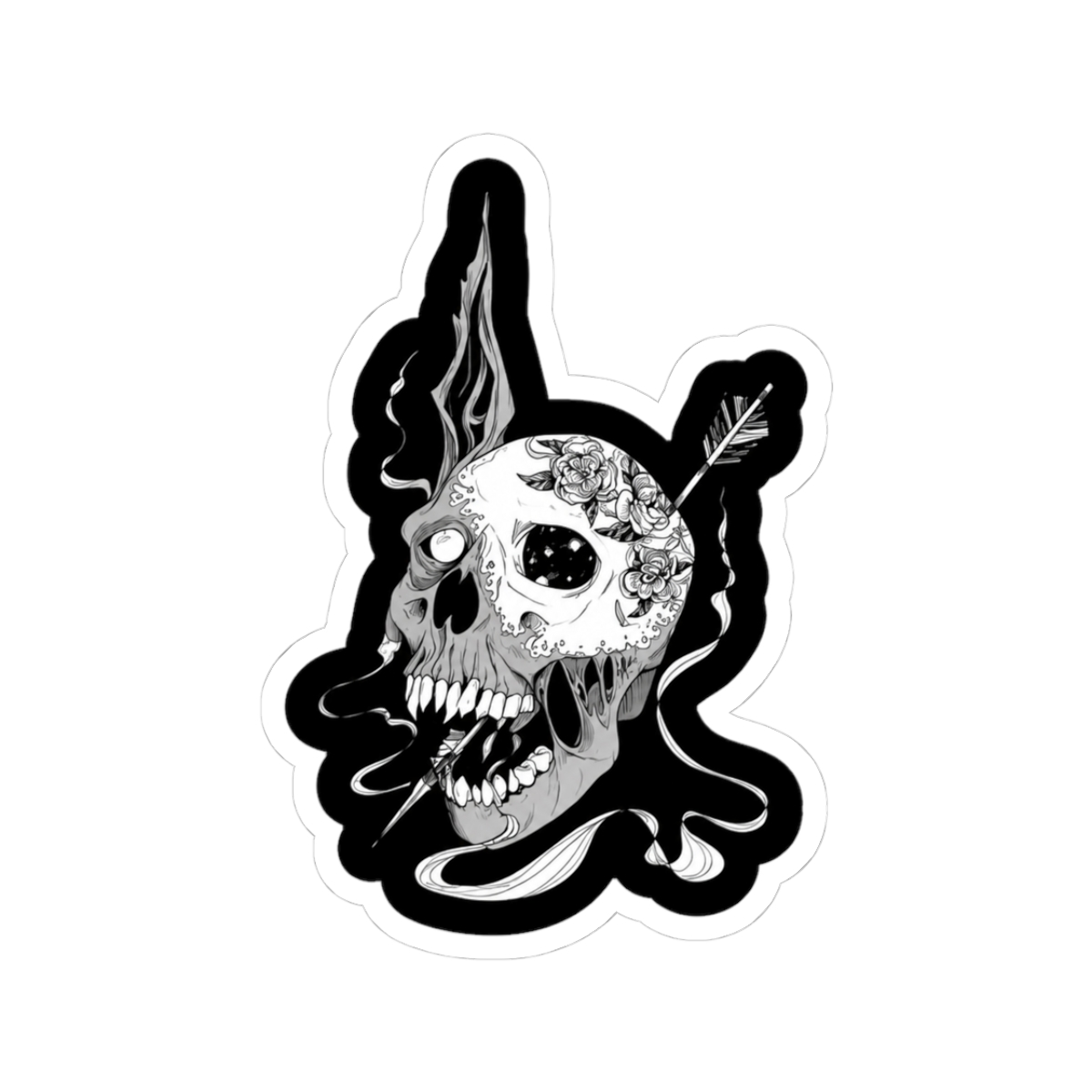 Skull Corpse_Husband Design Sticker | Corpse Husband - Official stickers merchandise