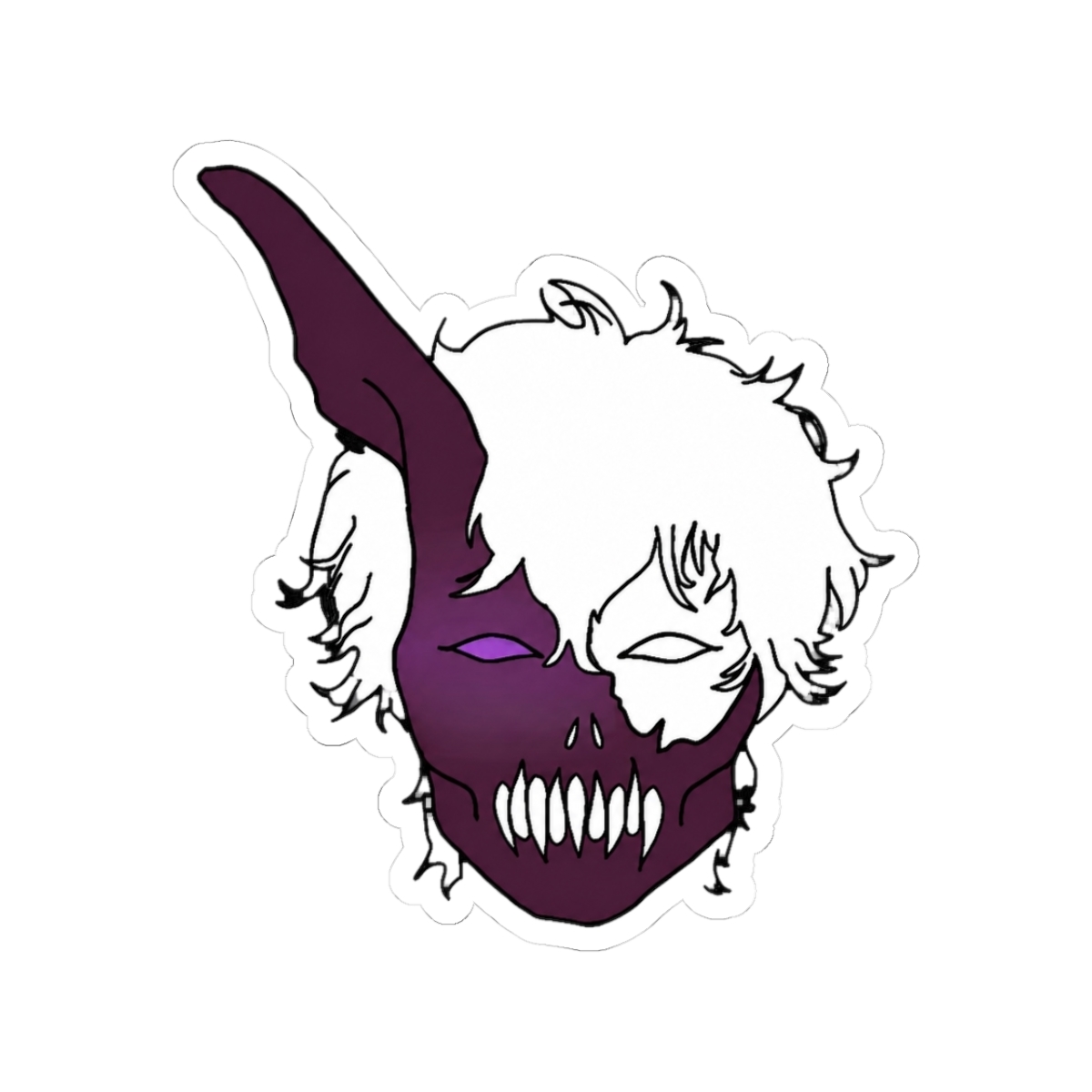 Bunny Corpse Full Outline | Corpse Husband - Official Creator merchandise