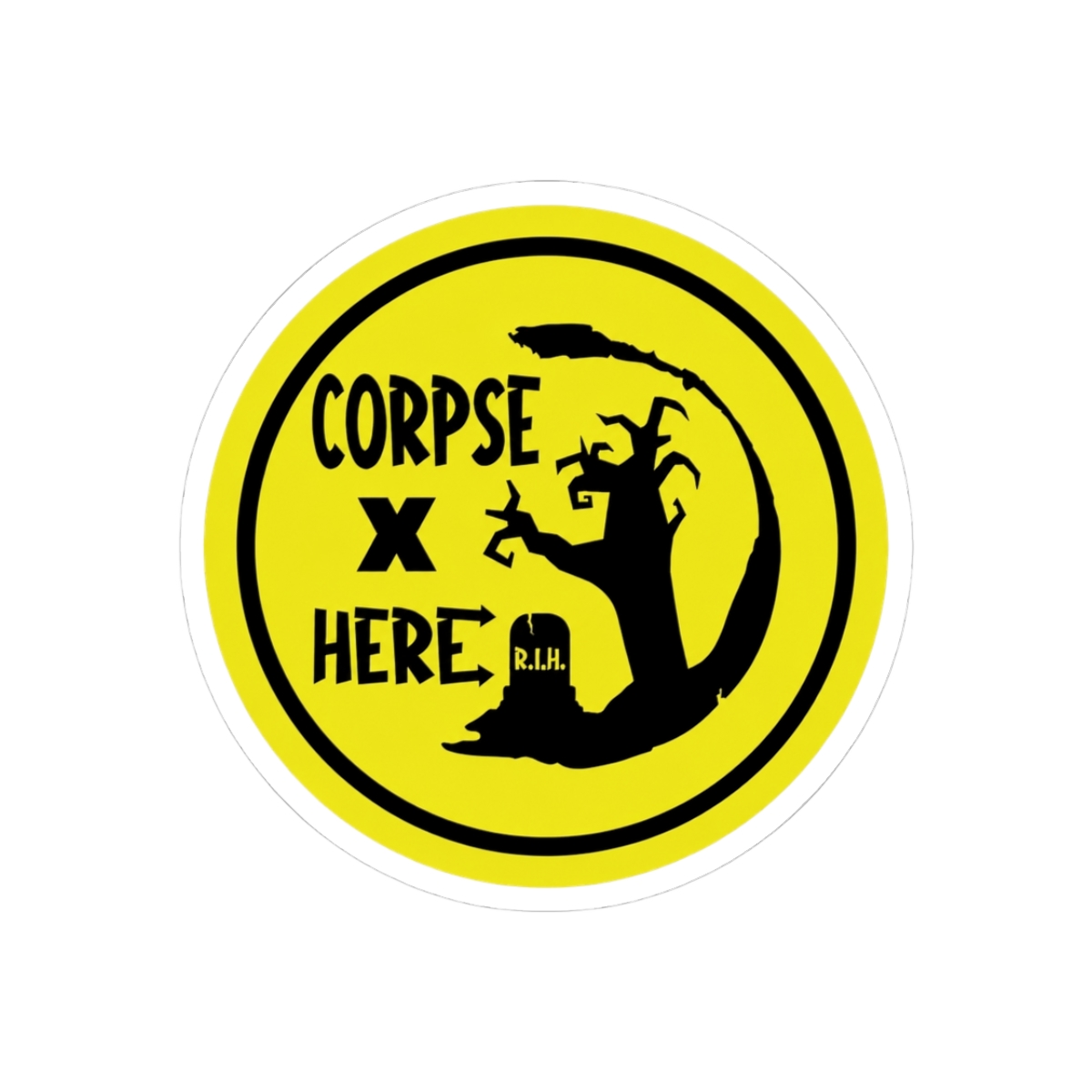 Corpse X Here Sign | Corpse Husband - Official Creator merchandise