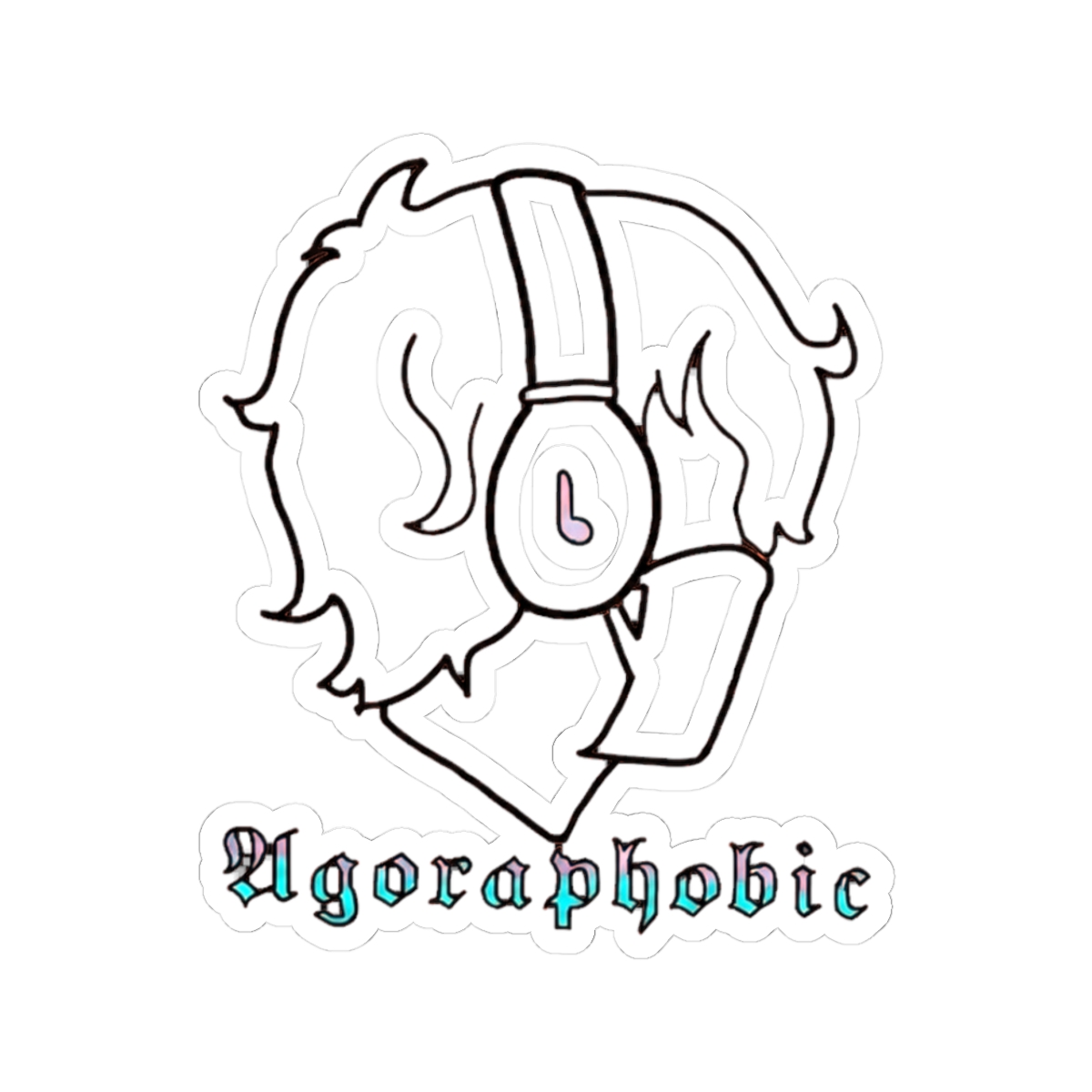 Agoraphobic Corpse Outline | Corpse Husband - Official Creator merchandise